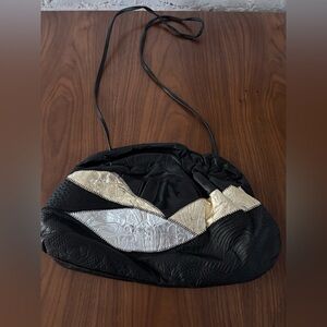 Elegant Black‎ and Cream Women's Bag